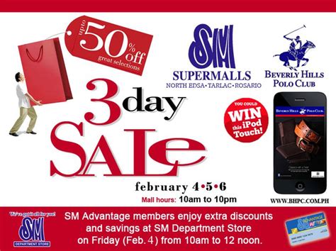 It's FRIDAY and selected items are still ON SALE at SM .